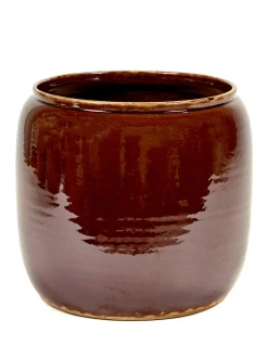 ohgreen Glazed shades Pot costa l brown d25h26