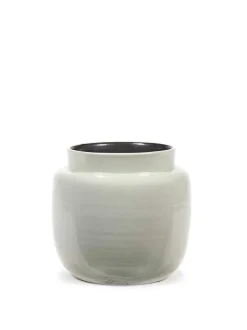 ohgreen Glazed shades Sierpot l23xb23xh21 l.grijs