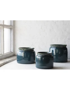 ohgreen Glazed shades Sierpot 23x23x19 reactive blue