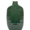 ohgreen Glazed shades Vaas m 22,5x22,5x36,5 d.groen