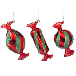 ohgreen Glitter zuurstok ornament