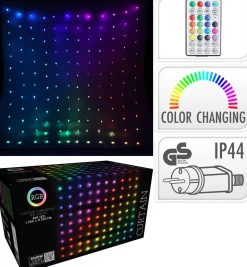ohgreen Gordijn verlichting 400led