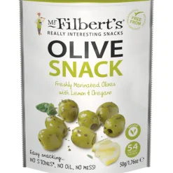 ohgreen Groene olijven met citroen en oregano 50g