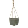 ohgreen Hanging pot stripe green d20h19cm