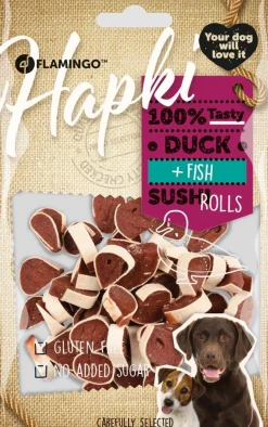 ohgreen Hapki duck & fish sushi rolls 85gr