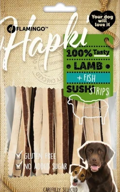 ohgreen Hapki lamb & fish sushi strips 85gr