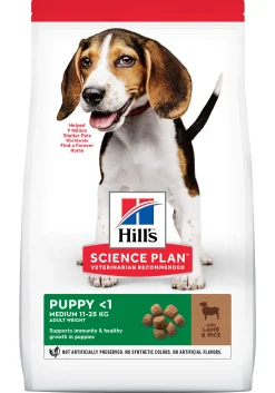 ohgreen Hill's science plan puppy medium hondenvoer lam & rijst 12kg