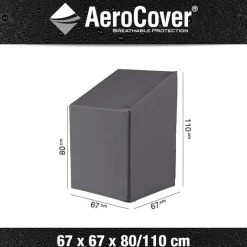 ohgreen Hoes stapelstoelen 67x67xh80/110cm