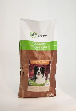 ohgreen Hondenbrokken adult chicken small & medium breed 12kg