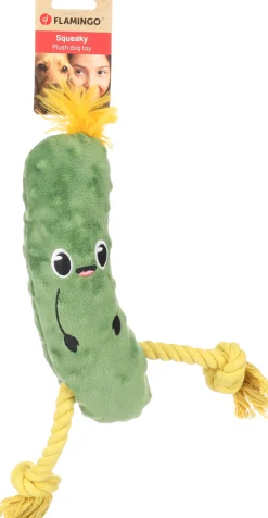 ohgreen Hondenspeeltje bubto augurk met touw
