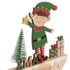 ohgreen Houten decoratie elf h17cm