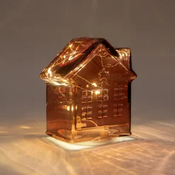 ohgreen Huisje glas 10led