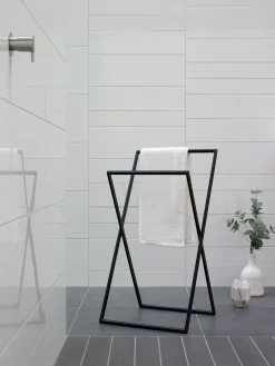 ohgreen Icon handdoekenrek zwart