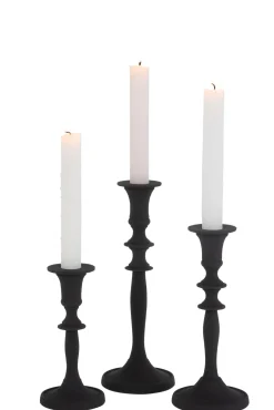 ohgreen kaarsenhouder klassiek alu zw m