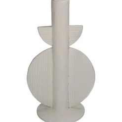 ohgreen Kandelaar poly ivoor 13x9x22cm