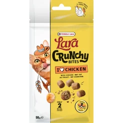 ohgreen Kattensnackslara crunchy bites with chicken happy teeth treats 50g