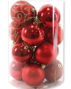 ohgreen Kerstbal kerstrood (16sts)