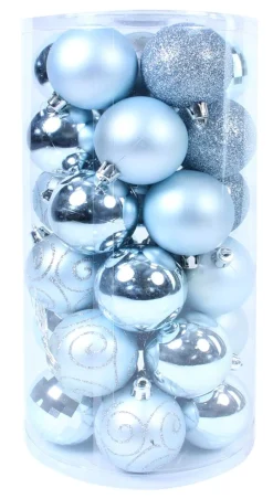 ohgreen Kerstbal lichtblauw (30sts)