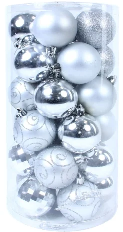 ohgreen Kerstbal zilver (30sts)