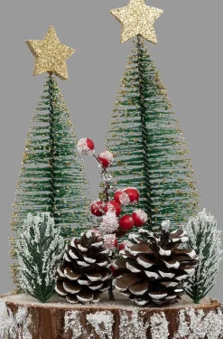 ohgreen Kerstbomen op boomschijf