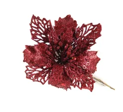 ohgreen Kerstster op clip wijnrood