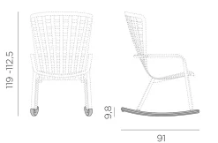 ohgreen Kit folio rocking antracite
