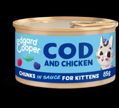 ohgreen Kitten kabeljauw&kip saus 85g