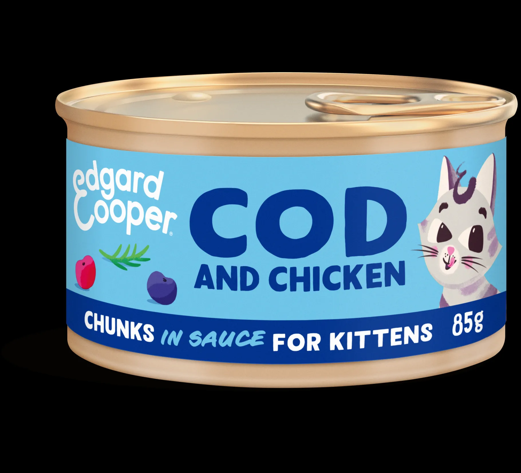 ohgreen Kitten kabeljauw&kip saus 85g