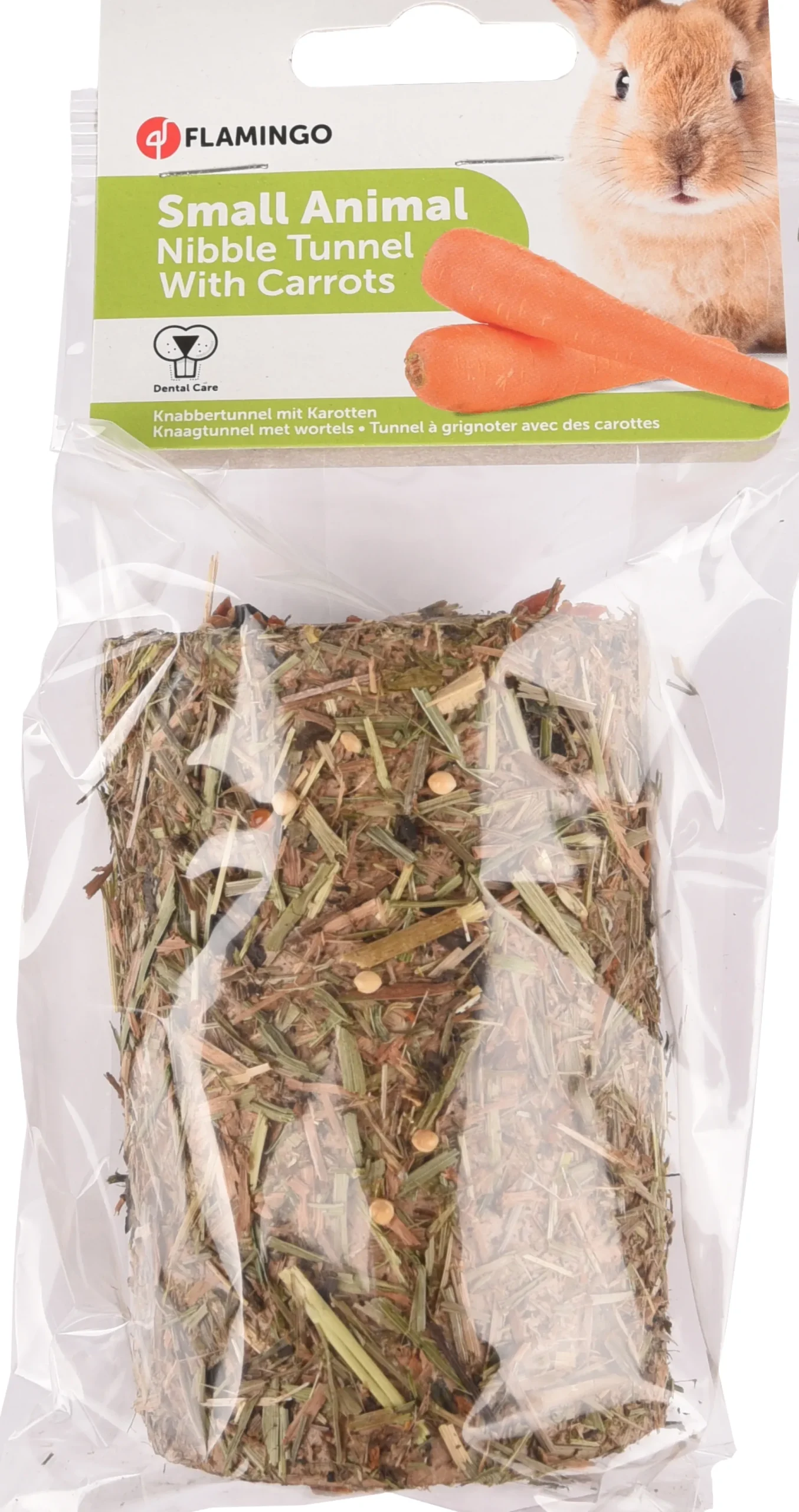 ohgreen Knaagtunnel tubez gevuld met wortel