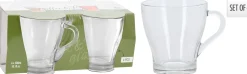 ohgreen Koffie theeglas 300ml set van 4