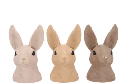 ohgreen Konijnenkop bruin 13x12x22