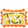 ohgreen Kussen citroen - l65xb45xh10cm