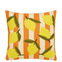 ohgreen Kussen citroen - l45xb45xh10cm