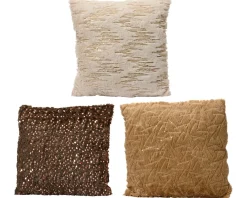 ohgreen Kussen polyester vierkant borduurwerk, pailletten