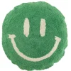 ohgreen Kussen smiley getuft katoen groen/wit