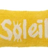 ohgreen Kussen soleil getuft katoen geel/wit