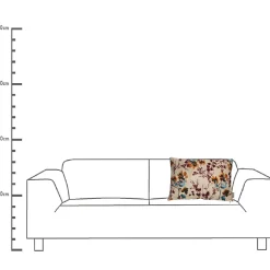 ohgreen Kussen takken velvet ivoor 40x60cm