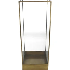 ohgreen Lantaarn messing goud 15x15x40cm