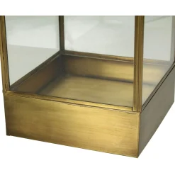 ohgreen Lantaarn messing goud 15x15x40cm