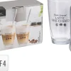 ohgreen Latte macchiato glas set van 4