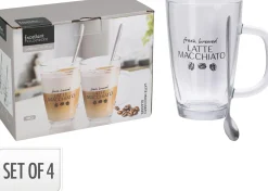 ohgreen Latte macchiato glas set van 4
