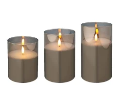 ohgreen Led kaars glas steady batterij