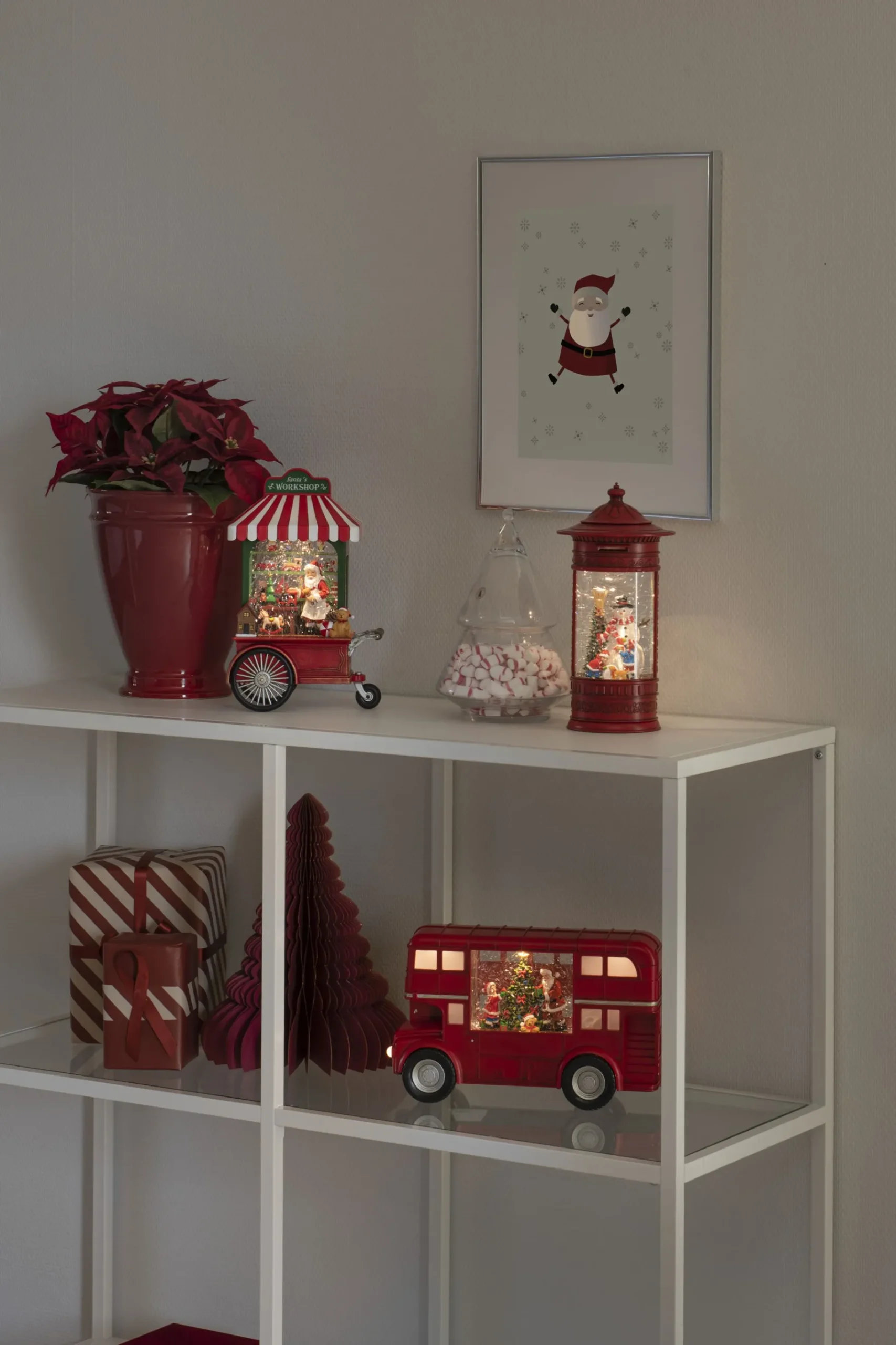 ohgreen Led kerstlantaarn werkplaats van de kerstman