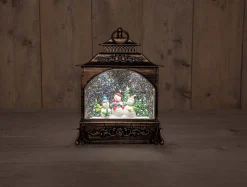 ohgreen Led lantaarn sneeuwpop glitterwater