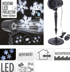 ohgreen Led projector sneeuwvlok