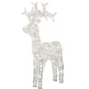 ohgreen Led rendier zacht acryl reindeer flashing effect 89cm transparant/warm wit