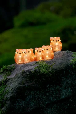 ohgreen Lichtsnoer 5 acryl uilen 5m 40led warmwit voor buiten