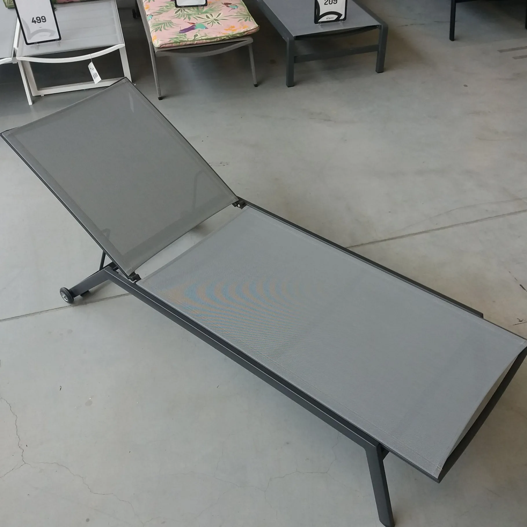 ohgreen Ligbed Hydra antraciet/zilver