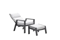 ohgreen Max verstelbare relaxfauteuil met voetenbank