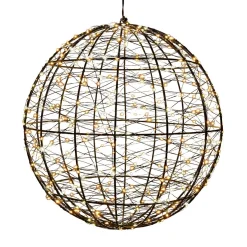 ohgreen Metalen bal met 500led lampjes